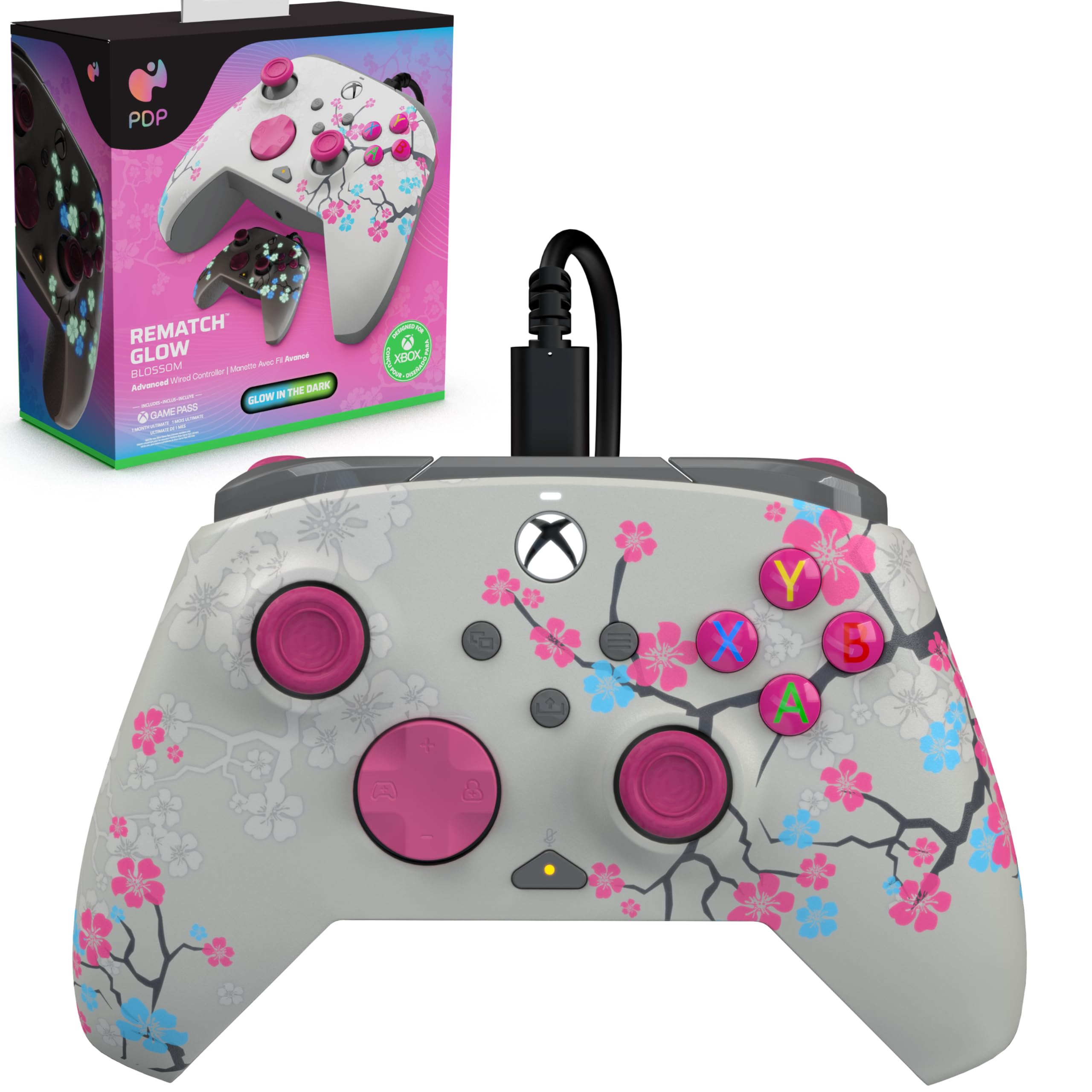 Amazon.co.jp: 【Xbox公認】PDP by TURTLE BEACH リマッチ グロウ 有線